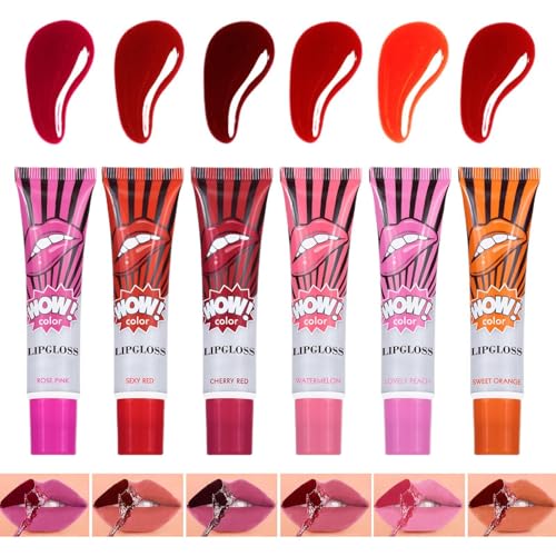 Matter Lippenstift abziehen, Lipgloss abziehen | 6 x langanhaltender wasserdichter Lipgloss – wasserdichter Make-up-Lipgloss für Frauen, abnehmbarer wasserdichter Lipgloss Matter Lippenstift abziehen, Lipgloss abziehen | 6 x langanhaltender wasserdichter Lipgloss – wasserdichter Make-up-Lipgloss für Frauen, abnehmbarer wasserdichter Lipgloss von Opilroyn