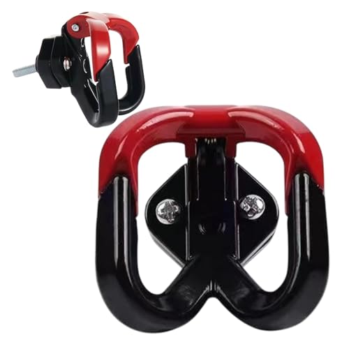 Opilroyn Motorradhaken, Rollertaschenhaken | Doppelter Hakenhalter für Moped-Roller - Tragbarer Motorrad-Gepäckhalter vorne für Rollstühle, Roller, Kinderwagen Opilroyn Motorradhaken, Rollertaschenhaken | Doppelter Hakenhalter für Moped-Roller - Tragbarer Motorrad-Gepäckhalter vorne für Rollstühle, Roller, Kinderwagen von Opilroyn
