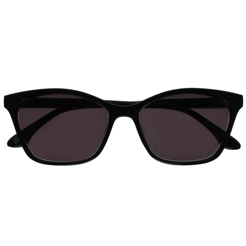 Opulize KAT Sonnenbrille - Cat-Eye Katzenaugen-Fassung - UV400 Schutz mit UVA- & UVB-Filter - Schwarz - Herren & Damen - Federscharniere - S59-1 von Opulize