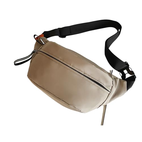 OralGos Gürteltasche für Damen und Herren, Unisex, Bauchtaschen mit verstellbarem Riemen, kleine Umhängetasche, Brusttasche, einfarbig, Hüfttasche von OralGos