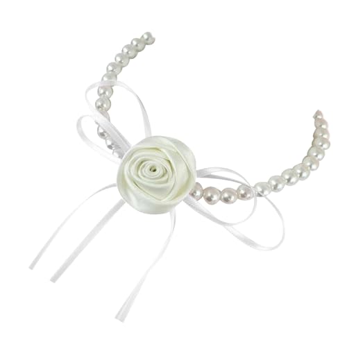 OralGos Süße und stilvolle Halskette für Frauen mit Rosenknospen-Anhänger, Choker-Halskette, Perlen, Halskette für modebewusste Frauen von OralGos