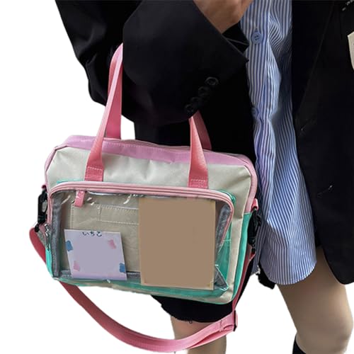 OralGos Uniform-Tasche, transparent, Reisetasche, Handtasche, große Kapazität, Kuriertasche von OralGos