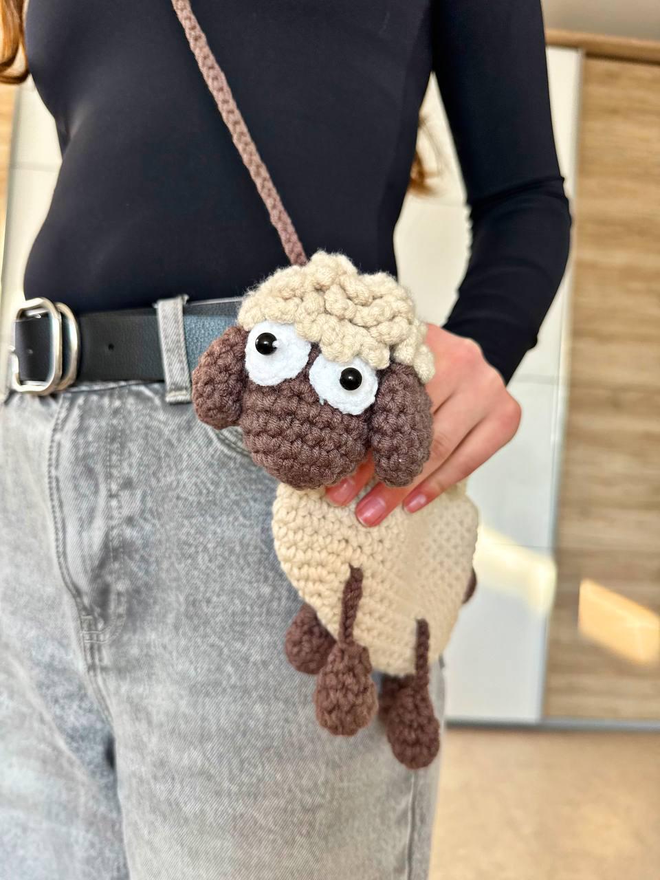 Crochet Sheep Bag, Amigurumi Purse, Handmade Animal Cross-Body Christmas Gift, Gifts, Cute Bags, Gift For Her Crochet Sheep Bag, Amigurumi Purse, Handmade Animal Cross-Body Christmas Gift, Gifts, Cute Bags, Gift For Her von OrangeDecorations