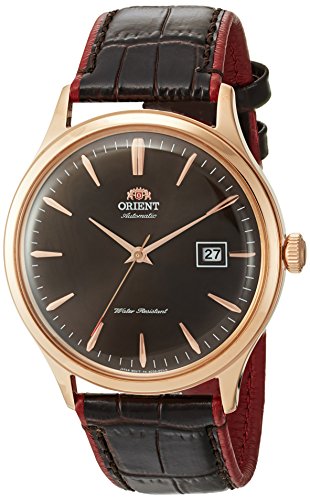 Orient Damen Analog Japanisches Automatikwerk Uhr mit Leder Armband FAC08001T0 von Orient