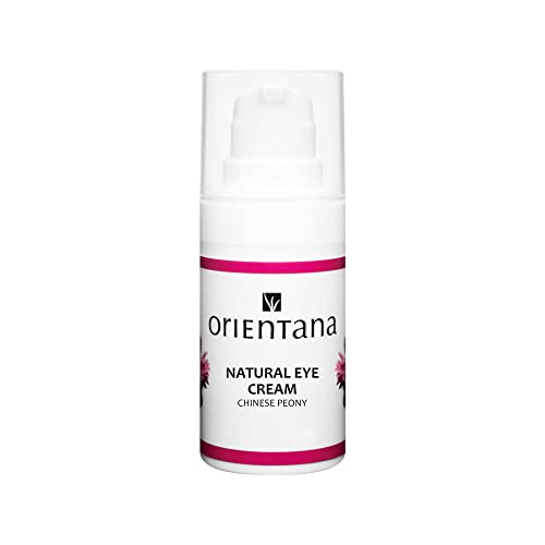 Orientana - Vegane Natürliche Augencreme | Pfingstrosenextrakt Vitamin C & Koffein | Anti Aging Bio Creme Gegen Dunkle Augenringe Falten Tränensäcke & Schwellungen | Augenpflege Für Frauen - 15ml von Orientana