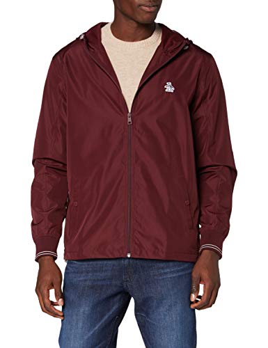 Original Penguin Herren Hooded Ratner Jacke, Tawny Port-608, XL von Original Penguin