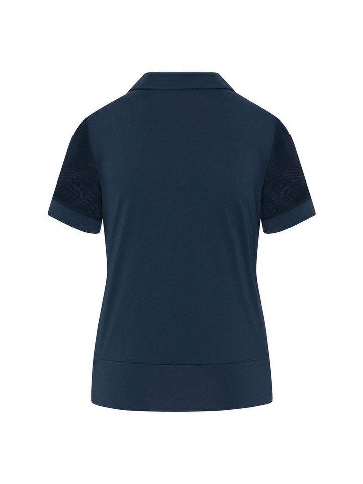 Original Penguin Poloshirt Penguin Poloshirt mit 1/2-Ärmeln und Mesh-Blockierung Damen (1-tlg) volle Bewegungsfreiheit von Original Penguin