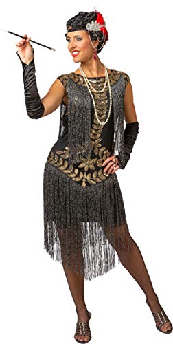 Orlob Damen Kostüm Pailletten 20er Kleid Karneval Fasching Gr. XXL/XXXL von Orlob