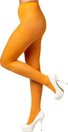 Orlob Damen Kostüm Strumpfhose orange Karneval Fasching Gr. XXL/XXXL von Orlob