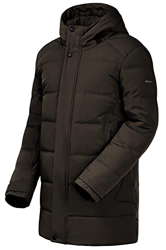 Orolay Herren Daunenmantel Steppjacke Winddichter Winterparka Armeegrün M von Orolay