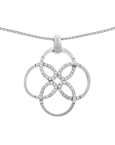 Orphelia Damen Halskette 925 Sterling Silber Zirkonia weiß ZH-6085 von Orphelia