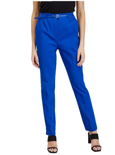 ORSAY Blaue Damenhose Slim Fit Hosen für Damen | Stilvolle Damenhosen | Bequemer Modetrends | Vielseitige Kollektion | Business Casual | Moderne Schnitte 38 von ORSAY