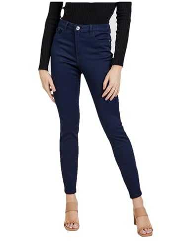 ORSAY Dunkelblau Damen Hose Slim Fit Hosen für Damen | Stilvolle Damenhosen | Bequemer Modetrends | Vielseitige Kollektion | Business Casual | Moderne Schnitte 38 von ORSAY