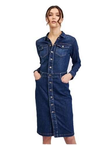 Orsay Dunkelblaues Damen-Denim-Kleid Sommerkleider | Leichte und luftige Looks | Trendige Sommermode | Stylische Damenkleidung | Moderne Kleider | Sommer-Trends | Vielseitige Kleiderkollektion 36 von Orsay