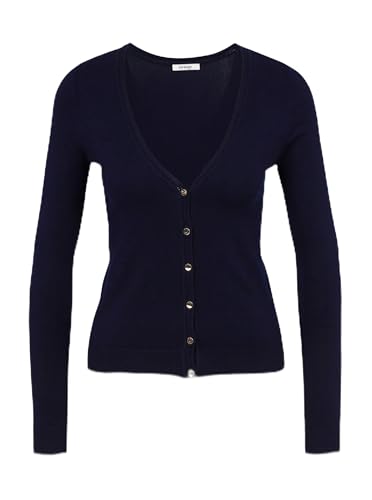 ORSAY Dunkelblaue Damen Strickjacke Damen-Oberteile | Tops, T-Shirts und Blusen | Modische Oberbekleidung | Vielfältige Styles | Trendige Damenmode | Casual Outfits | Elegante Tops M von ORSAY