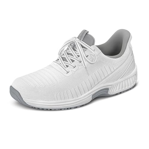 Orthofeet Hands-Free Orthopädischer Herren Slip-in Sneaker Weiß Yari, Größe 40.5 von Orthofeet