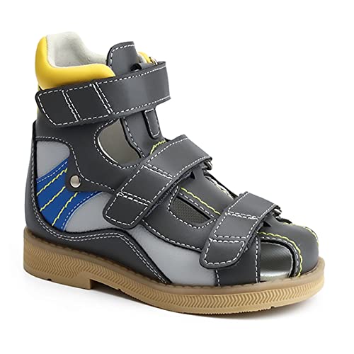 Orthopädische Sandalen für Kleinkinder mit Fußgewölbe und Knöchel Unterstützung,Kinder hohe zurück korrigierende Schuhe von Orthopop