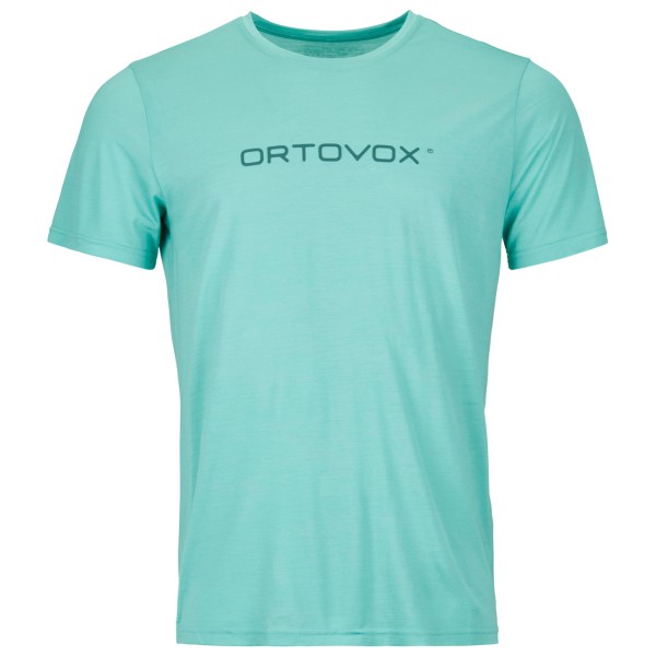 Ortovox - 150 Cool Brand T-Shirt - Merinoshirt Gr L;M;S;XL;XXL grau;schwarz;türkis von Ortovox