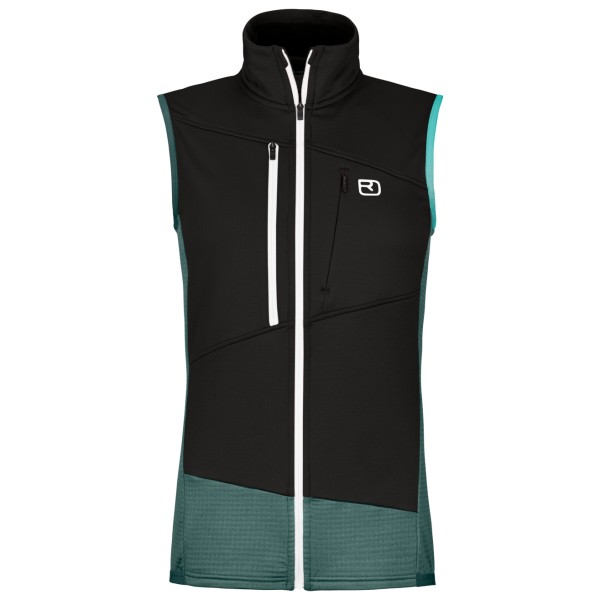 Ortovox - Women's Fleece Grid Vest - Merinoweste Gr L schwarz Ortovox - Women's Fleece Grid Vest - Merinoweste Gr L schwarz von Ortovox