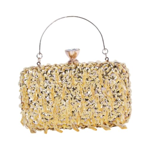 Oshhni Damen Clutch, Hochzeits-Clutch, Verlobung, formelle Party-Handtasche, Bankett-Abendtasche, Gold Oshhni Damen Clutch, Hochzeits-Clutch, Verlobung, formelle Party-Handtasche, Bankett-Abendtasche, Gold von Oshhni