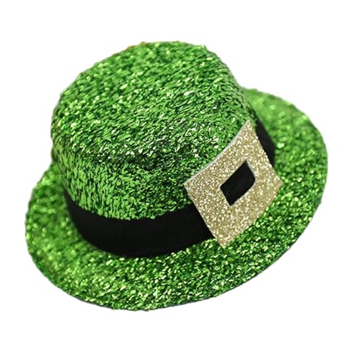 Oshhni ST. Patrick's Day Haarspange Mini für Frauen Mädchen Cosplay Hutform von Oshhni