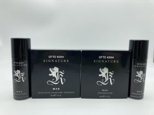 OTTO KERN SIGNATURE MAN 50 ml After Shave + 50 ml Eau de Toilette + 2 x Deo von Otto Kern