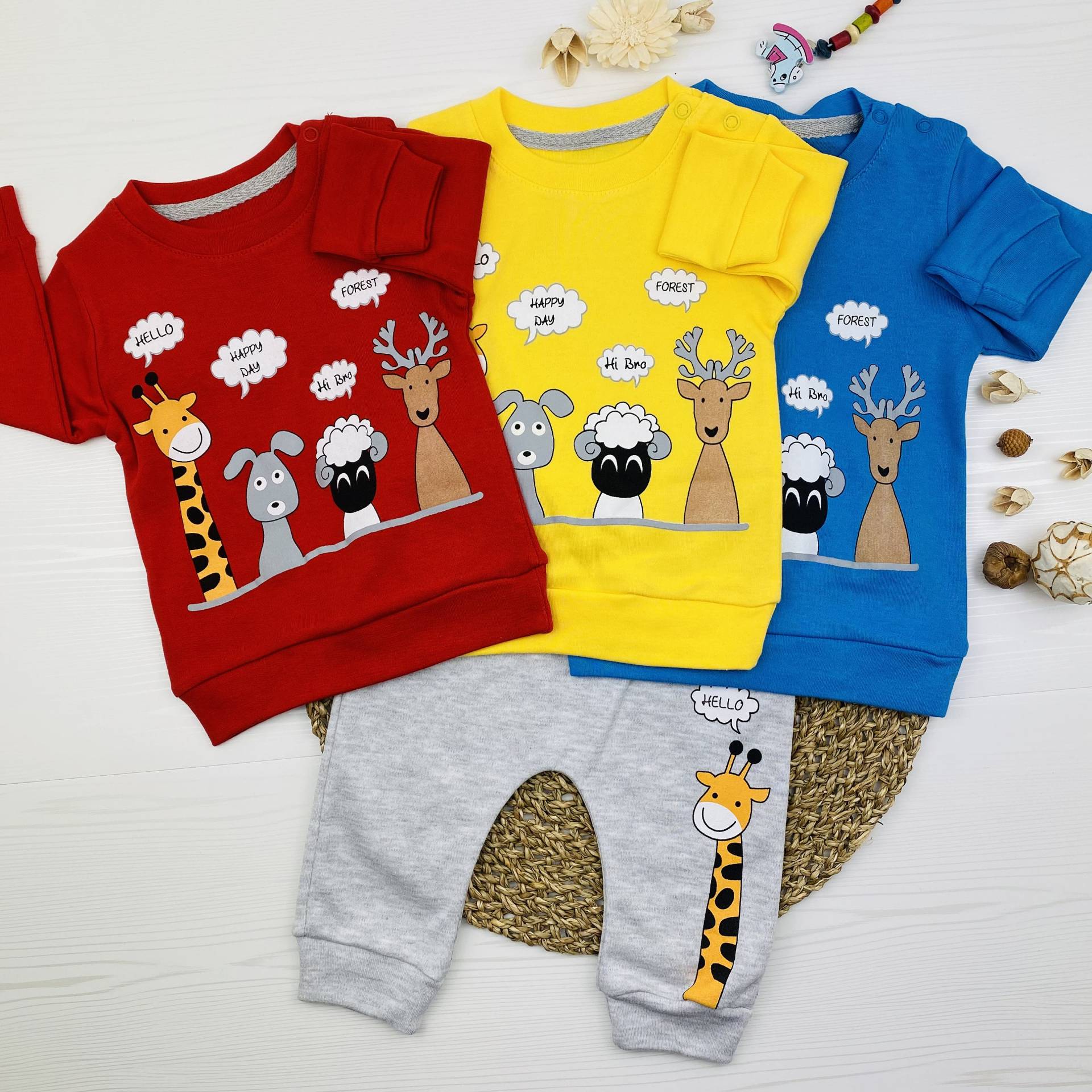 Erstes Ostergeschenk Für Jungen | Kinderkleidung Junge Loungewear Kleinkinder Top & Hose Baby-Trainingsanzug Outfit Set Baby Geschenk von OttoBabyShop