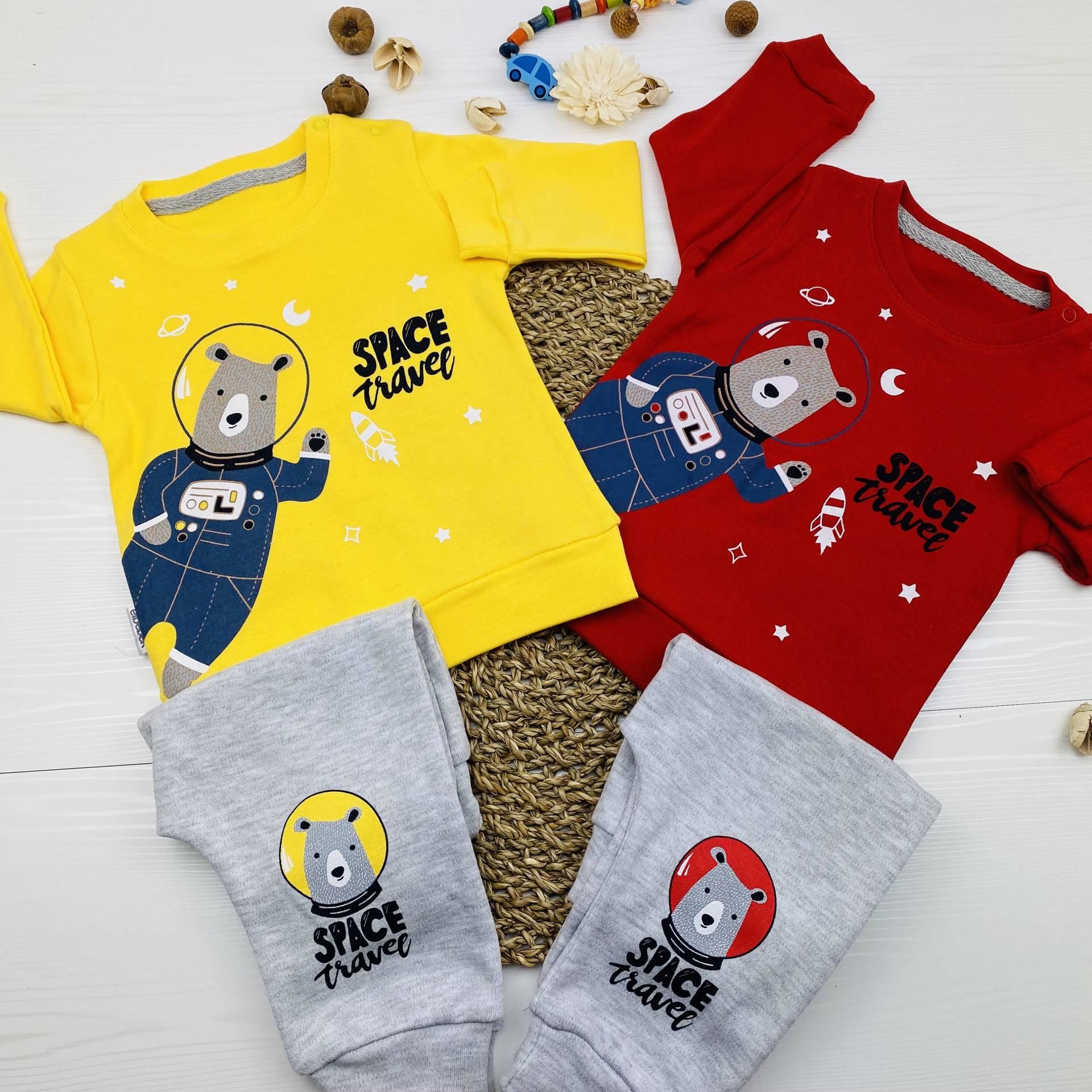 Kleinkind Top & Hose | Kinderkleidung Junge Loungewear Für Kleinkinder Baby-Trainingsanzug Outfit Set Baby Geschenk von OttoBabyShop