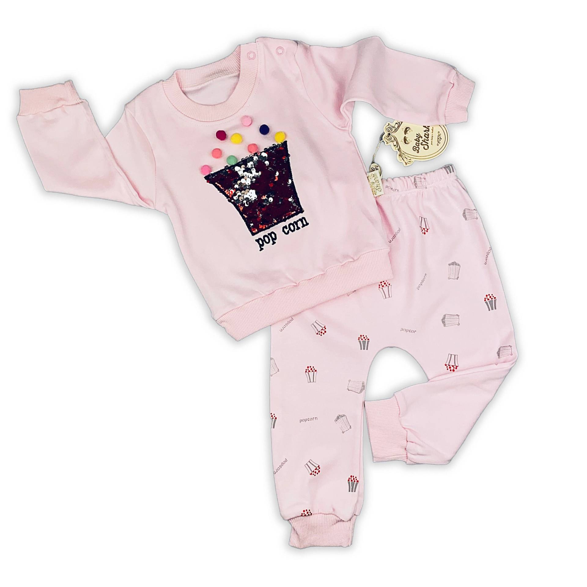 Neugeborenen Baby Mädchen Kleidung | Popcorn Tops Hose 2 Stück Outfits Set Geschenk von OttoBabyShop