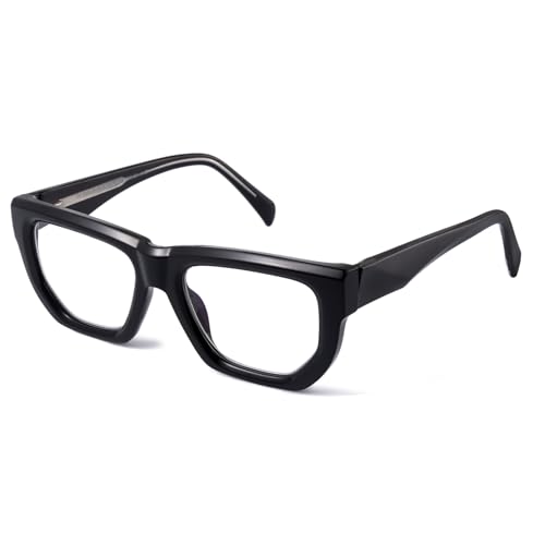 OuShiun Lesebrille mit Blaulichtfilter, Modischer Rahmen mit Federscharnier, Bequeme Lesebrille für Männer und Frauen, Schwarz +3,5 OuShiun Lesebrille mit Blaulichtfilter, Modischer Rahmen mit Federscharnier, Bequeme Lesebrille für Männer und Frauen, Schwarz +3,5 von OuShiun