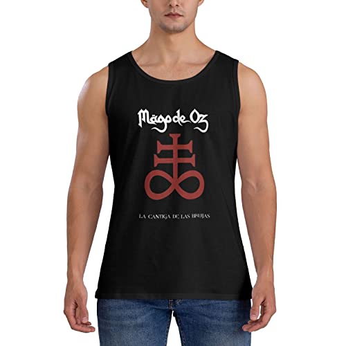 Mago De Metal Oz Herren-Tanktop, ärmellos, Workout-Muskelshirt, sportliches Bodybuilding, Fitnessstudio, Performance-T-Shirts von Oudrspo