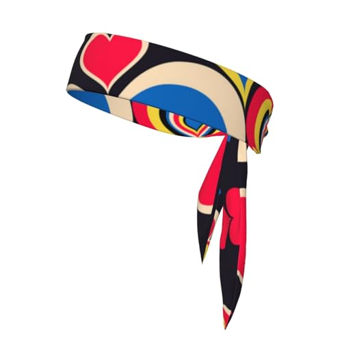 Sport Kopf Krawatten Unisex Krawatte Stirnbänder Binden Zurück Bandanas Workout Haar Band Sport Kopf Krawatten Unisex Krawatte Stirnbänder Binden Zurück Bandanas Workout Haar Band von Oudrspo