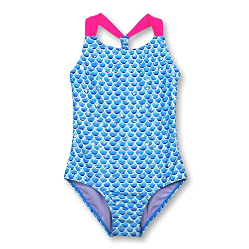 Ouink Girls One Piece Swimsuits Crossback Swimwear Beach Bathing Suit von Ouink