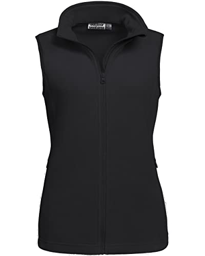 Outdoor Ventures Damen Fleece Weste Leichte Oberbekleidung Weste Damen Micro Fleece Bodywarmer 160G mit 4 Taschen für Wandern Camping Reisen, Schwarz , 32 Outdoor Ventures Damen Fleece Weste Leichte Oberbekleidung Weste Damen Micro Fleece Bodywarmer 160G mit 4 Taschen für Wandern Camping Reisen, Schwarz , 32 von Outdoor Ventures