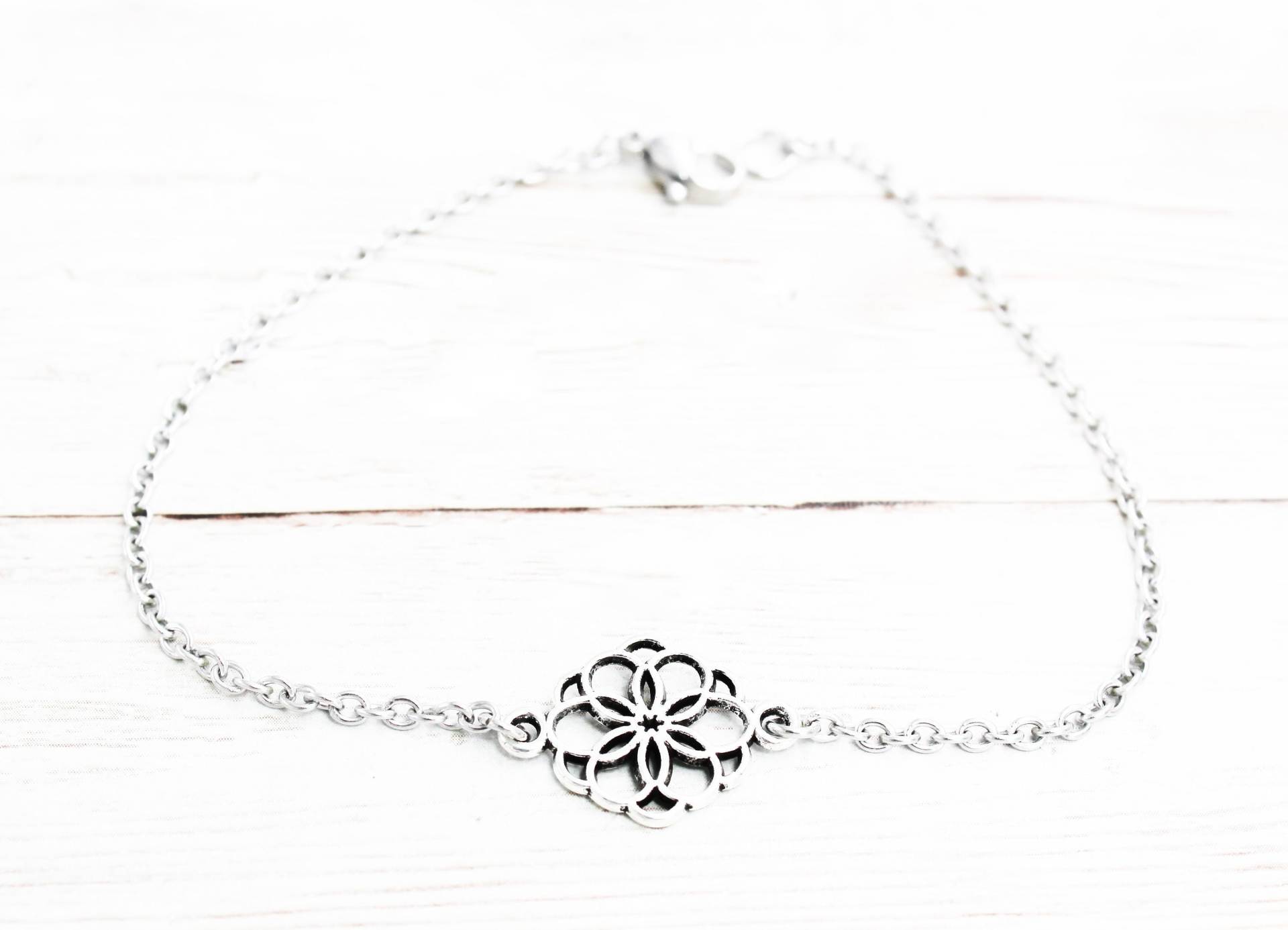 Mandala Charm Fußkettchen, Schmuck, Traumfänger Boho Sommer Freundschaft Fußkettchen von OuterWonders