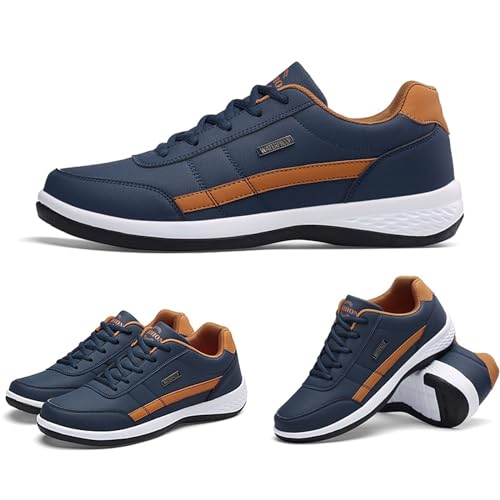 Oveallgo Orthodirect Schuhe, Orthodirect Herren Pflege Schuhe, Ergonomische Schmerzlindernde Komfortschuhe (Blue, Erwachsene, 38, Numerisch, EU Schuhgrößensystem, Breit) von Oveallgo