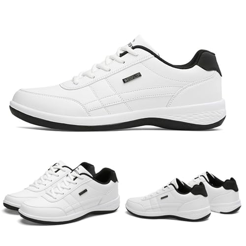 Oveallgo Orthodirect Schuhe, Orthodirect Herren Pflege Schuhe, Ergonomische Schmerzlindernde Komfortschuhe (White, Erwachsene, 38, Numerisch, EU Schuhgrößensystem, Breit) von Oveallgo