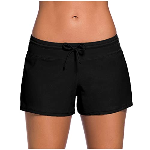 Overdose Damen Badeshorts Kurze Badehose UV Schutz Shorts Strand Wassersport Bikinihose Schnell Trocknendes Schwimmhose Schwimmshorts Strandmode Beachwear von OverDose Boutique