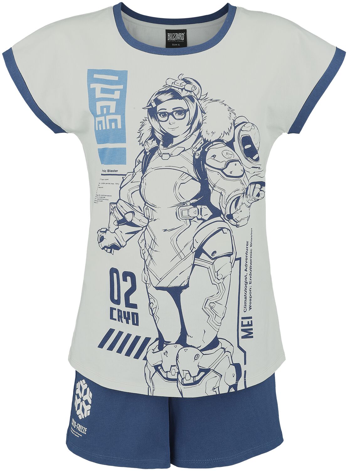 Overwatch - Gaming Schlafanzug - Mei - S bis XL - für Damen - Größe M - multicolor  - EMP exklusives Merchandise! von Overwatch