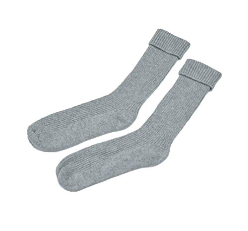 Oxfords Cashmere Bettsocken aus reinem Kaschmir für Damen, grau von Oxfords Cashmere