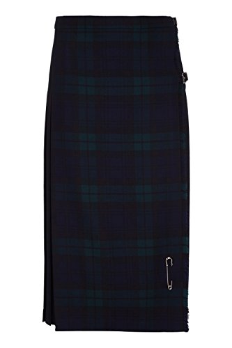 Oxfords Cashmere Klassischer Damen- Kilt aus Reiner Schurwolle. Black Watch, 38 von Oxfords Cashmere