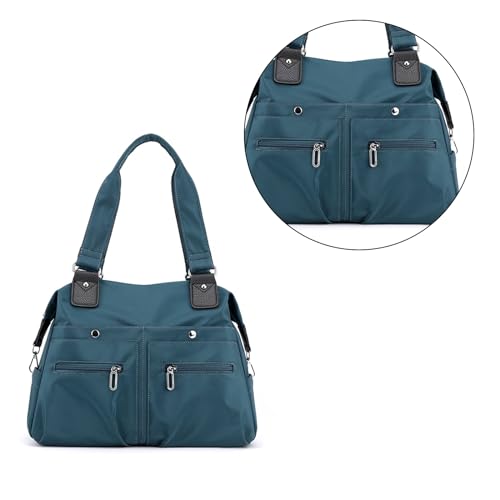 Oyrcvweuylx 2024 Neue Umhängetasche Einkaufstasche Vielseitige Tasche Handtasche mit großer Kapazität Modische Nylontasche für Frauen und Mädchen Trendy Tasche von Oyrcvweuylx