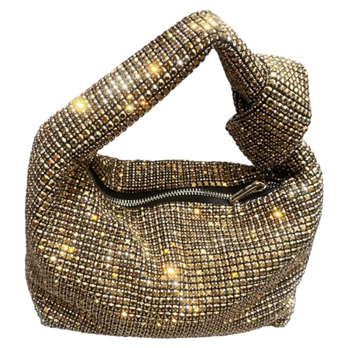 Oyrcvweuylx Damen-Abendtasche, modische Clutch-Geldbörse, Handtasche, Strass-Clutch, Hochzeits-Party-Geldbörse, Unterarmtasche für Bankette von Oyrcvweuylx