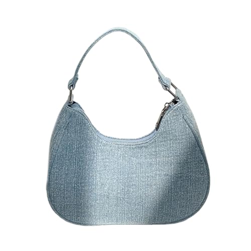 Oyrcvweuylx Damen-Jeans-Tasche, koreanischer Stil, Handtasche, Damen-Modetasche, passende Umhängetasche, Hobo-Unterarmtaschen zum Einkaufen von Oyrcvweuylx