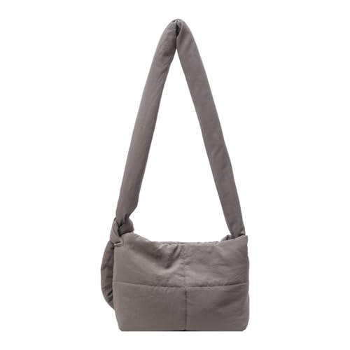 Oyrcvweuylx Puffer Bag Umhängetasche Einfarbig Gesteppte Umhängetasche Modische Umhängetasche Vielseitige quadratische Tasche für Mädchen Frauen von Oyrcvweuylx