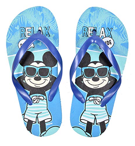 OZABI LICENCE Flip-Flops für Kinder, 518117 Mickey Blau, 28/29 EU von Ozabi