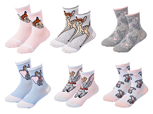 Ozabi Kinder Socken LICENCE ÜBERRASCHUNGSPAKET (as3, numeric, numeric_23, numeric_26, regular, 6er-Pack Mädchen Baby DISNEY CLASSIC 2947) von Ozabi