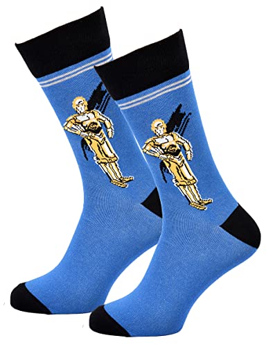 Ozabi Socke für Herren STAR WARS (as3, numeric, numeric_43, numeric_46, regular, regular, 03401 C3PO) von Ozabi