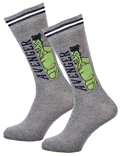 Ozabi Socken für Herren AVENGERS (as3, numeric, numeric_43, numeric_46, regular, regular, MARV0352 HULK) von Ozabi