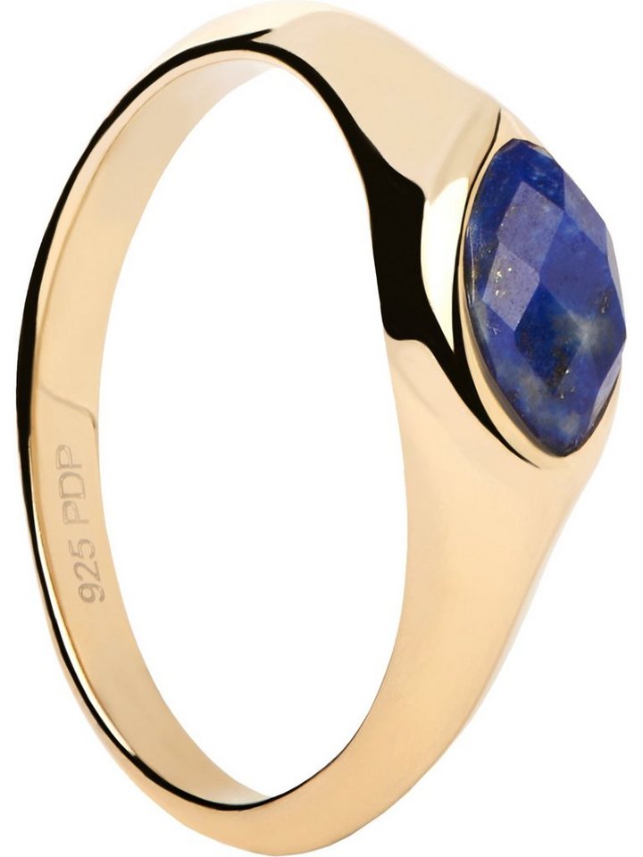 P D Paola Fingerring PdPaola Damen-Damenring 925er Silber Aventurin, Lapislazuli von P D Paola